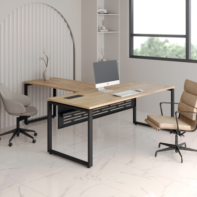 Стол руководителя модульный О-образное подстолье